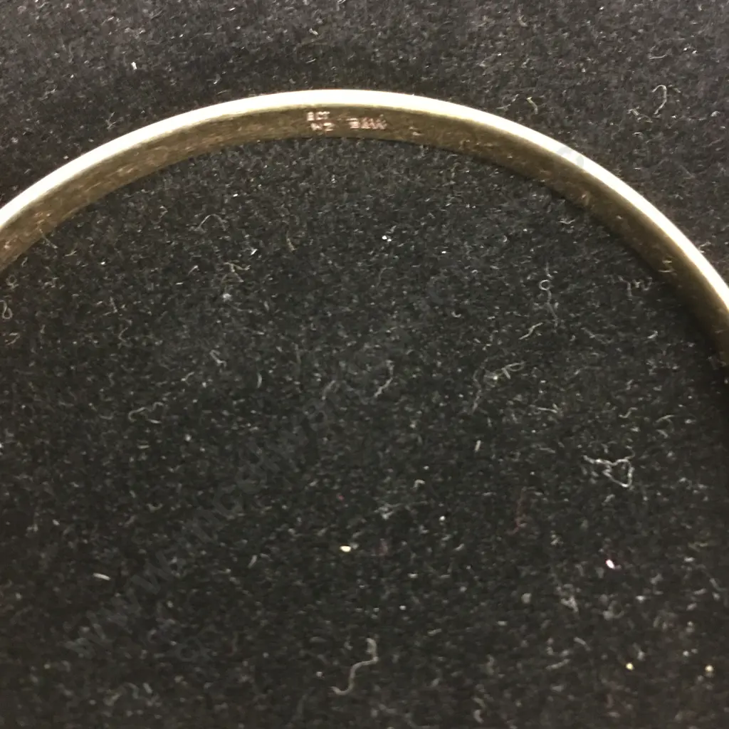Gold Bangle Stamped 9ct. 24gm Image 1++